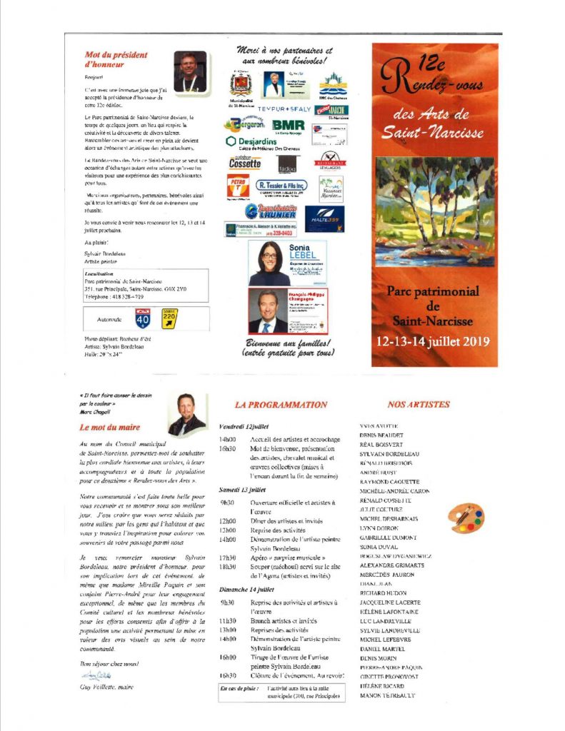 12e Rendez-vous des Arts